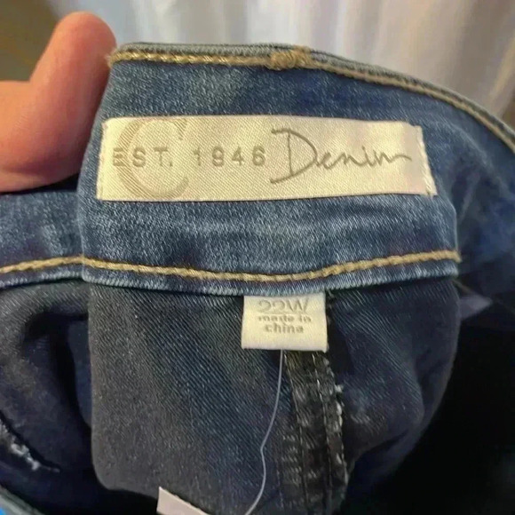 Plus Size Women’s Jean Skirt Cato with Solit 22W NWT - Picture 7 of 7